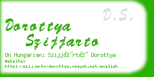 dorottya szijjarto business card